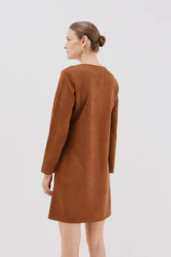Vestido antelina