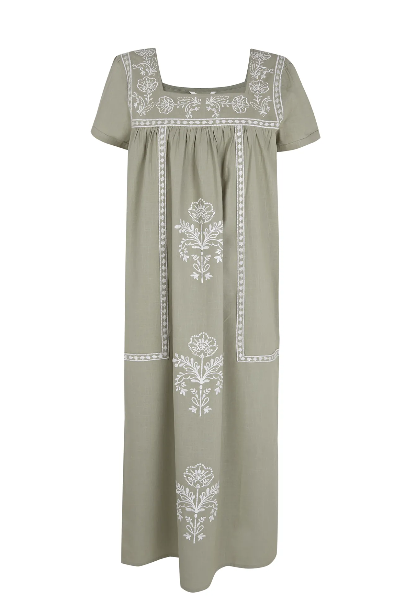 Vestido bordados florales