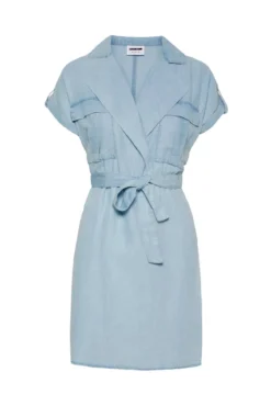 Vestido camisero corto