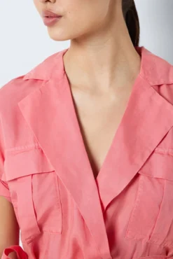 Vestido camisero corto