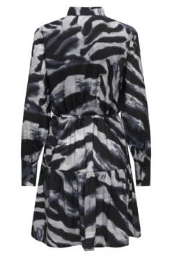 Vestido camisero de manga larga