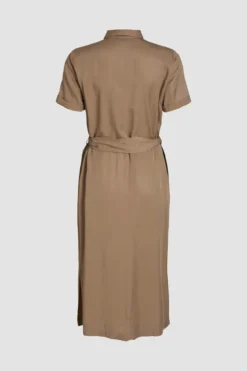 Vestido camisero largo