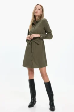 Vestido camisero micropana