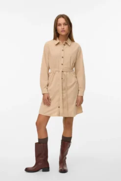 Vestido camisero micropana