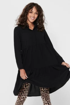 Vestido camisero midi