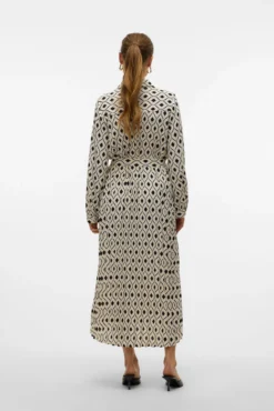 Vestido camisero midi