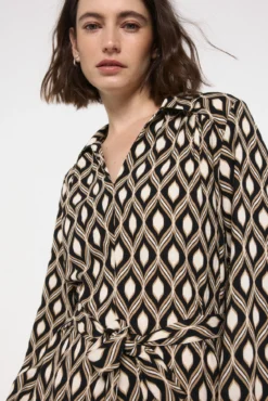 Vestido camisero midi