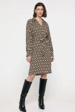 Vestido camisero midi
