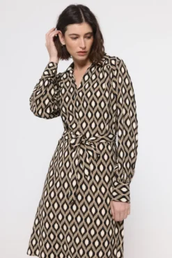 Vestido camisero midi