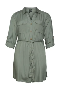 Vestido camisero tallas grandes