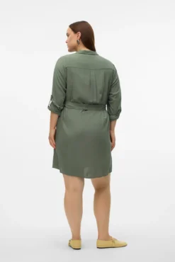 Vestido camisero tallas grandes