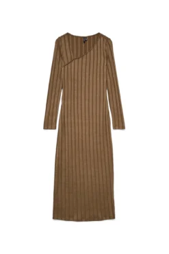 Vestido canalé 7/8