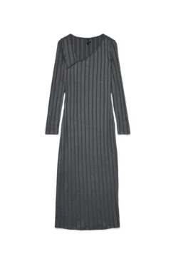 Vestido canalé 7/8