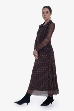 Vestido con estampado de flores