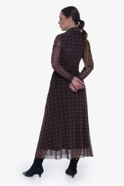 Vestido con estampado de flores