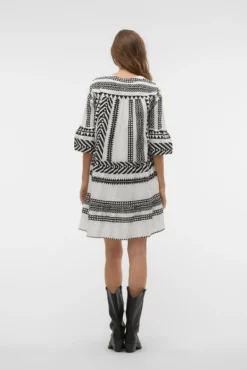 Vestido corto algodón