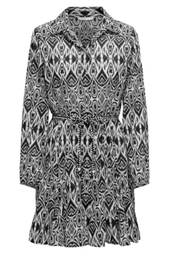Vestido corto camisero