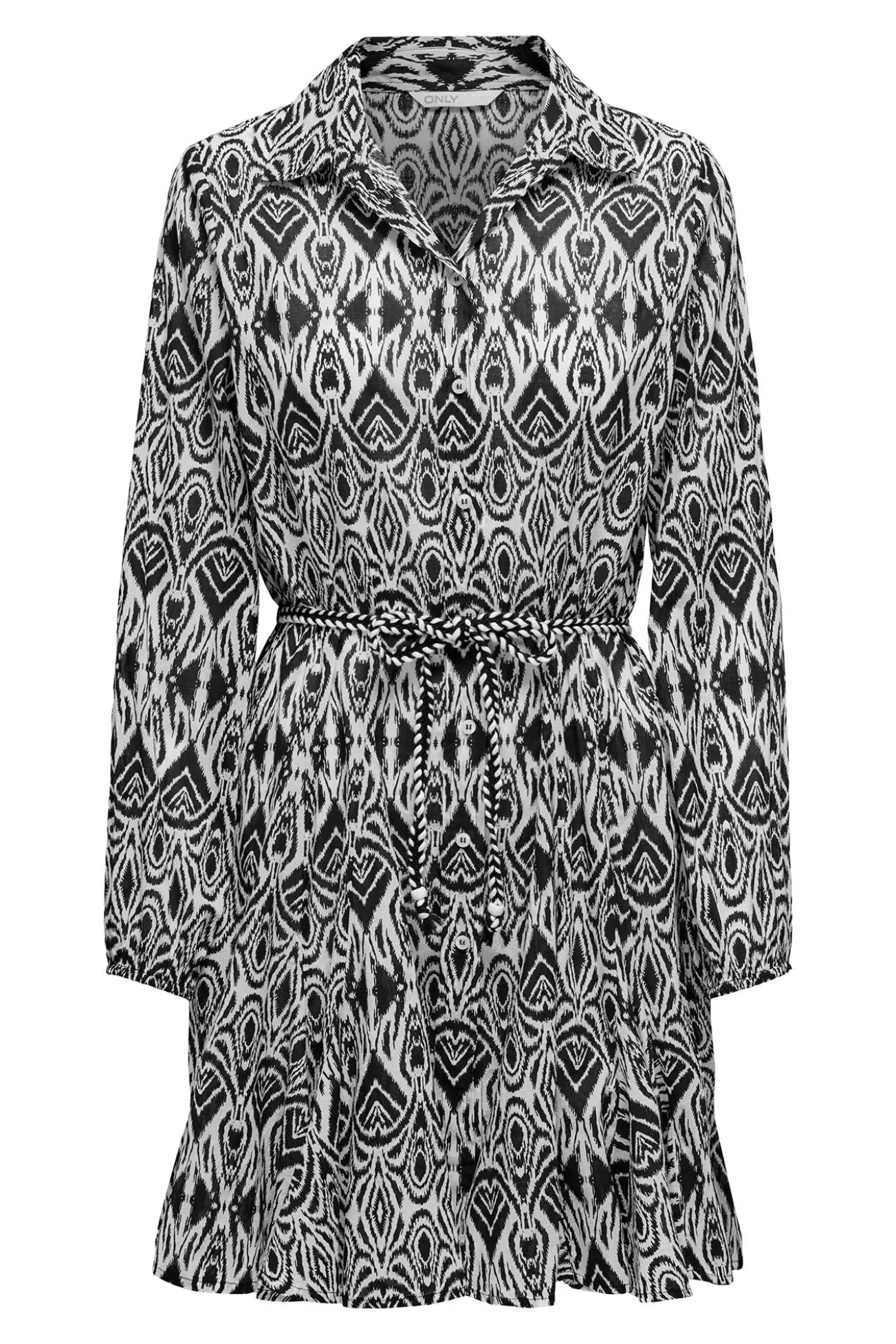 Vestido corto camisero