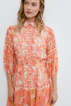 Vestido corto camisero