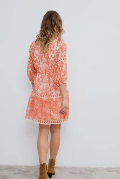 Vestido corto camisero