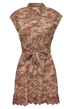 Vestido corto camisero
