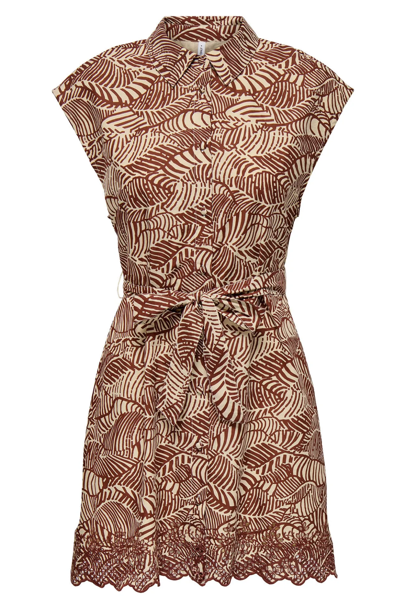 Vestido corto camisero