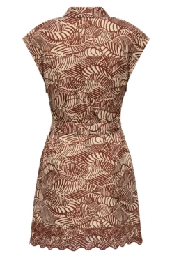 Vestido corto camisero