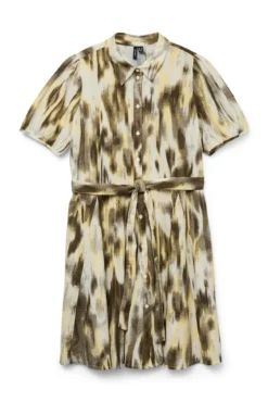Vestido corto camisero