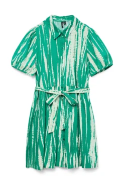 Vestido corto camisero