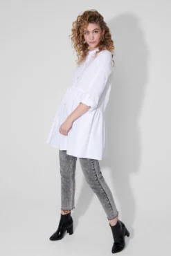 Vestido corto camisero