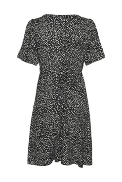 Vestido corto con botones