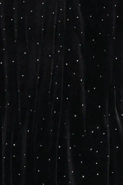 Vestido corto con brillantes
