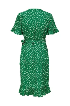 Vestido corto cruzado