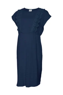 Vestido corto de algodón maternity y lactancia