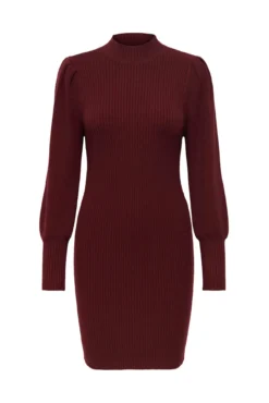 Vestido corto de canalé