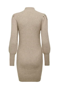 Vestido corto de canalé