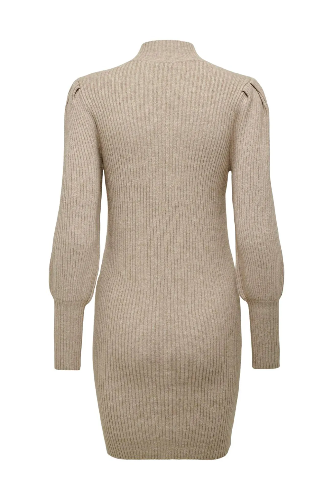 Vestido corto de canalé