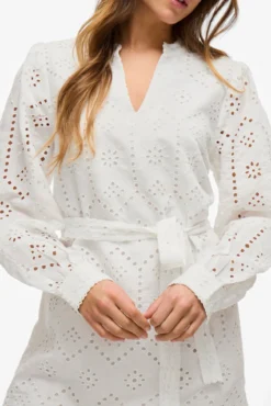 Vestido corto de encaje inglés