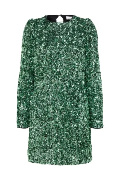 Vestido corto de fiesta con lentejuelas