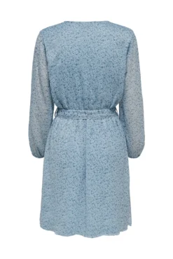 Vestido corto de gasa