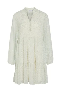 Vestido corto de gasa