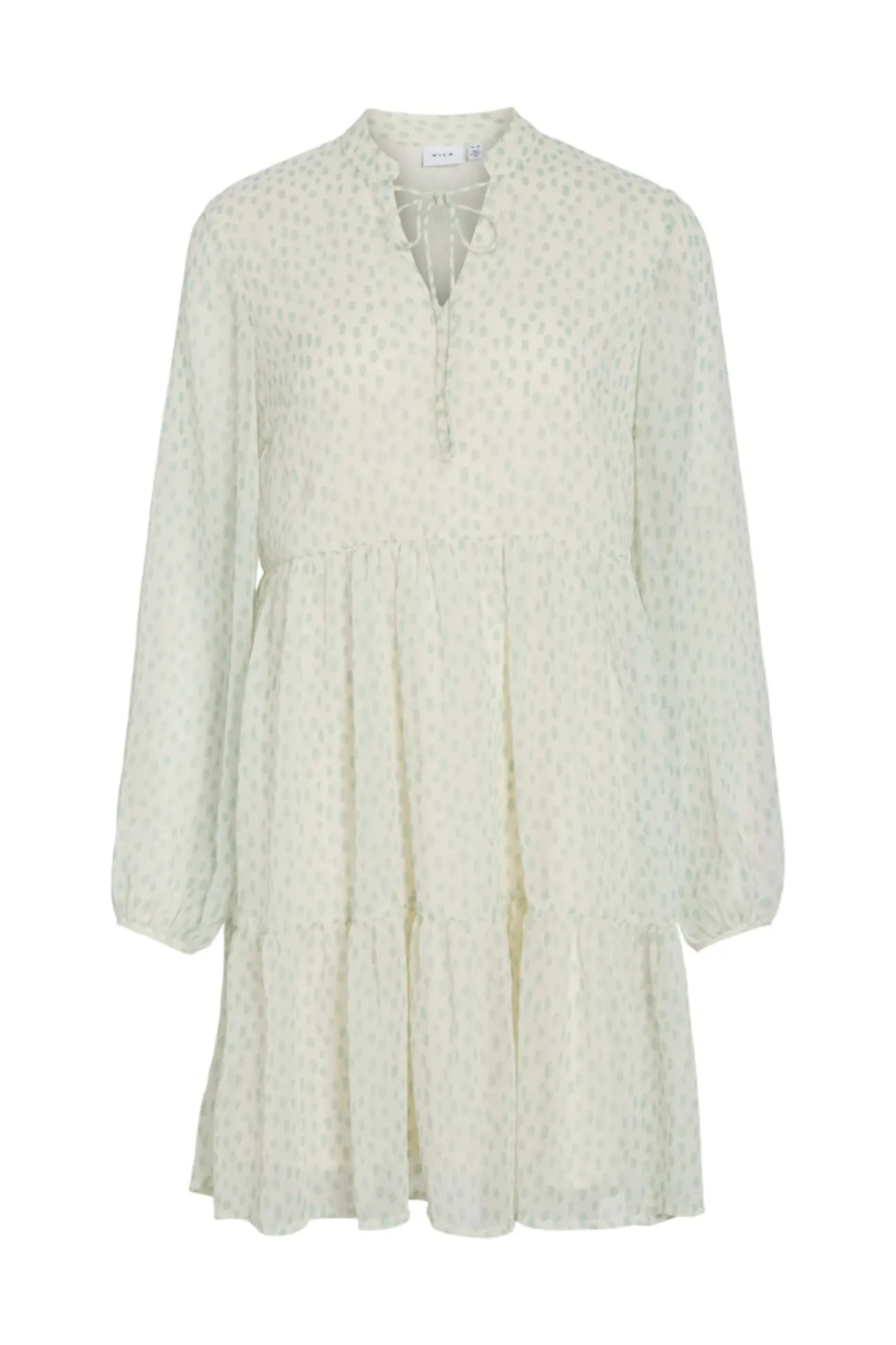 Vestido corto de gasa