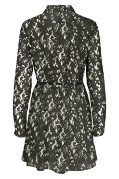 Vestido corto de gasa