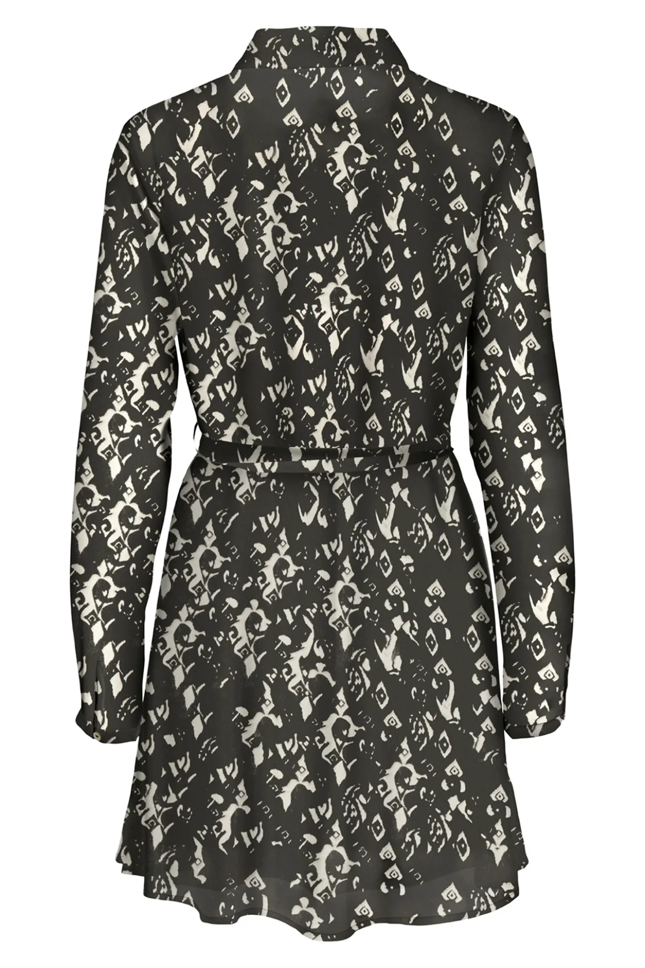 Vestido corto de gasa