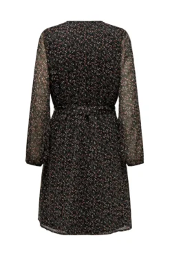 Vestido corto de gasa
