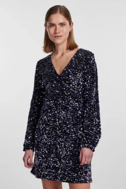 Vestido corto de lentejuelas