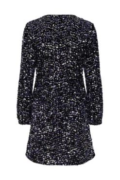 Vestido corto de lentejuelas
