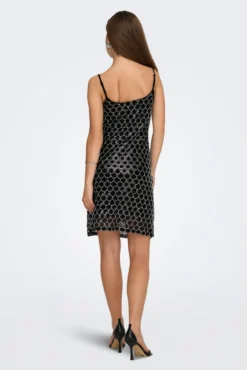 Vestido corto de lentejuelas