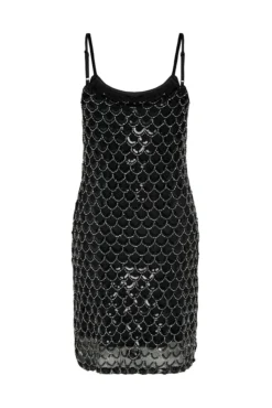 Vestido corto de lentejuelas