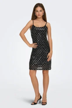 Vestido corto de lentejuelas